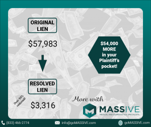 MASSIVE reduced private lien by over $54,000