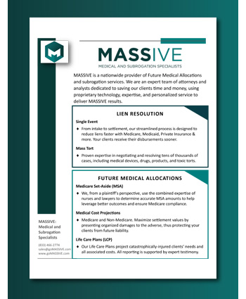 MASSIVE - Services Flyer Thumbnail